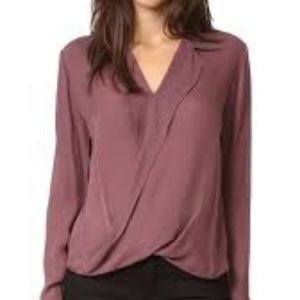 L’AGENCE RITA DRAPED BLOUSE